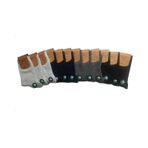 Ozzy Socks 12 Çift Bambu Kadın Dikişsiz Soket Çorap 4 Mevsim Dayanıklı Topuk-36 - 40 Çok Renkli