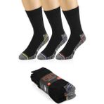 Ozzy Socks 3 Çift Erkek Dayanıklı,koruyucu ve Topuk Burun Kalın Işçi Çorabı - Red Metallic - 43 - 44
