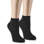 Ozzy Socks 6 Çift Bambu Siyah Erkek Dikişsiz Patik Çorap 4 Mevsim Dayanıklı Topuk ve Burun - 40 - 44 - 0TB-Siyah