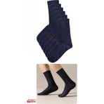 Ozzy Socks 6 Çift Beyaz Dikişsiz Pamuklu Unisex Soket Çorap Nefes Alabilir Düz Desen - Siyah - 40 - 44