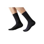 OZZY SOCKS 6 Çift Logosuz Dikişsiz Pamuklu Tenis Unisex Soket Çorap (Siyah, 40-44)