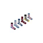 Ozzy Socks 6' Lı Organik Pamuklu Dikişsiz Erkek Çok Renkli Desenli Çorap - 39 - 42 - Beyaz