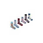 Ozzy Socks 6' Lı Organik Pamuklu Dikişsiz Erkek Çok Renkli Desenli Çorap - 39 - 42