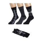 Ozzy Socks 6'lı Bambu Erkek Dikişsiz Soket Çorap Seti - Yumuşak, Rahat ve Dayanıklı Siyah Çorap
