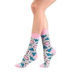 OZZY SOCKS Dots Desenli Pamuklu Çorap - Eğlenceli ve Rahat Tasarım Hediye Çorap (Pembe / 39-42)