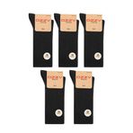 Ozzy Socks Erkek 5'li Yünlü Çorap Siyah 40/44