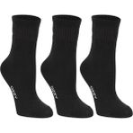 Ozzy Socks Kadın 3'lü Siyah Renkli Çizgisiz Kısa Konç Tenis Çorabı - 36 - 40 - 0TB-Siyah