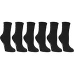 Ozzy Socks Kadın 6'lı Siyah Renkli Çizgisiz Kısa Konç Tenis Çorabı - 36 - 40 - 0TB-Siyah