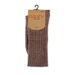 Ozzy Socks Soft Touch Kışlık Kadın Yünlü Uyku Çorabı Kahverengi