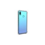 OzzyCase Huawei Y7 2019 İle Uyumlu Darbeye Dayanıklı Köşe Korumalı Kılıf Anti Şok Şeffaf Kapak,Şeffaf