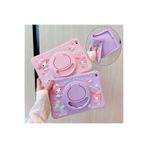 OzzyCase Lenovo Tab M10 Fhd Plus İle Uyumlu X606F 10 3 İnç Cute Dolls Askılı Tablet Kılıfı+Tablet Kalemi;Pembe