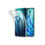 OzzyCase Oppo Realme 5İ Kılıf İle Uyumlu Darbeye Dayanıklı 2 0 Mm İnce Şeffaf Silikon Kapak,Şeffaf