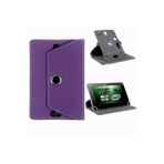 OzzyCase Polypad Q548 7" İle Uyumlu Standlı Kapaklı Üniversal Tablet Kılıfı;Mor
