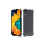OzzyCase Samsung Galaxy A10S İle Uyumlu Darbeye Dayanıklı Köşe Korumalı Kılıf Anti Şok Şeffaf Kapak,Şeffaf