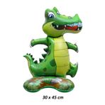 P.E.K.Shop Ayaklı Timsah Folyo Balon Dik Durabilen Masa Üstü Boy 45cm