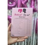 P.E.K.Shop Barbie mi ? Ken mi ? Oyun Soru Kartı 5'li - Bekarlığa Veda Partisi Oyun Kartı