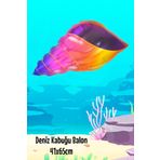 P.E.K.Shop Deniz Kabuğu Spiral Renkli Folyo Balon Deniz Kızı Doğum Günü Balonları