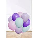 P.E.K.Shop Deniz Kızı Tema Doğum Günü Balon Demeti 40 Parça