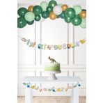 P.E.K.Shop Dinozor Konsept Doğum Günü Balon Zinciri Banner İyi ki Doğdun Yazı Seti