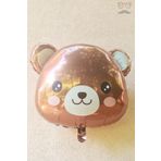 P.E.K.Shop Tatlı Ayı Kafa Balon Teddy Bear Folyo Balon Doğum Günü Balonu