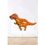 P.E.K.Shop Turuncu T-rex Dinozor Folyo Balon Trex Dinazor Balon 110cm