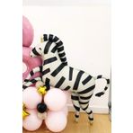 P.E.K.Shop Zebra Büyük Folyo Balon Safari Temalı Doğum Günü Zebra Şekilli Folyo Balon 92cm