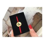 P HARFİ GOLD RENK KIRMIZI İP ASANSÖRLÜ AYARLANABİLİR BİLEKLİK