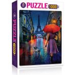 p parti oyunevi 1000 Parça Puzzle Eyfel Kulesi Gece Sokakları 48x68 cm Eğlenceli Zihin Geliştirici