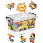p parti oyunevi Parçalı Setler Mikro Blok Funny Blocks 500 Parça Plastik Kutulu