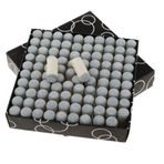 P Prettyia 100 Adet Geçmeli İtmeli Bilardo Istaka Uçları Bilardo Çubuğu Istaka Halkaları Uçları 9 mm 10 mm 12 mm 13 mm Profesyonel Onarım Aleti Aksesuarı - Beyaz, 12 mm