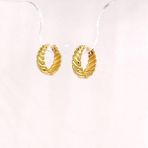 P166 Küpe 22 Ayar 5.46 Gram Şık ve Zarif Hediyelik Günlük Yatırımlık - Standart - Altın