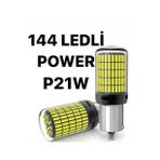 P21w 144 Ledli Ultra Parlak Geri Vites Park Ampul Tek Duy Beyaz (2 Adet)