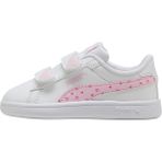 P405639 Puma Smash 3.0 Hearty V Inf Bebek Spor Ayakkabı Beyaz - Pembe - Beyaz