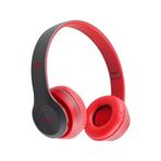 P47 Wireless SD Kart Destekli Bluetooth 4.1 Kulak Üstü Kulaklık kirmizi