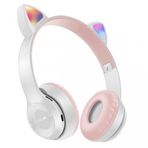 P47m Yeni Nesil Led Işıklı Kablosuz Bluetooth Kedi Kulaklık 5.0v
