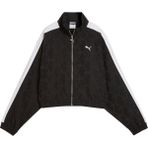 P634561 Puma T7 Jacquarded Woven Jacket Kadın Ceket Siyah