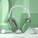 P9 Kablosuz 5.0 Bluetooth Kulaklık Üst Baş Yapısı Süngerli 400MA Pil 10 Saat Müzik Çalma. - Yeşil
