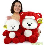 Pababo 70 Cm Kapşonlu Uykumcuk Peluş Ayıcık Panda