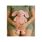 Pababo Pabtex Peluş Oyuncak Görünümlü Su Torbası Kılıfı – Pembe Tavşan Model, Isıyı Koruyan Kumaş