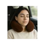Pababo Pabtex Yumuşak Ergonomik Peluş Seyahat Boyun Yastığı Uçak, Araba Ve Ofis Kullanımı İçin