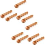 Pabiflo 10 Pcs Wooden Coffee Scoop And Bag Clip Measure Spoon 2-In-1 Bags Sealer Measuring Spoon For Beans,espresso Coffee,tea (Yurt Dışından) - Kırmızı
