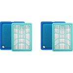 Pabiflo 2x Hava Temizleyici Filtreler Yedek Philips Için Fit CP0616 FC9728 FC9730 FC9731 FC9732 FC9733 FC9734 Elektrikli Süpürge (Yurt Dışından)