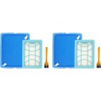 Pabiflo 2x Philips Elektrikli Süpürge Aksesuar Filtresi Için Uygun FC9732 FC9728 FC9735 Filtre Elemanları Hepa Filtre Pamuk (Yurt Dışından)