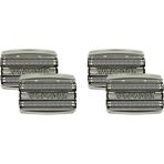 Pabiflo 4 Adet Yedek Tıraş Makinesi Folyo Kaset Kafası Braun 70S Serisi 7 799CC 760CC 750CC 730 735S Pulsonic Jilet (Yurt Dışından) - Silver