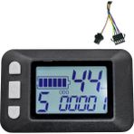 Pabiflo P9 LCD Ekran Gösterge Paneli Metre LCD Ekran 24V 36V 48V 60V Elektrikli Bisiklet Ölçer Elektrikli Scooter Için LCD Ekran (Sm Fiş) (Yurt Dışından) - set