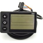 Pabiflo S866 Elektrikli Bisiklet Ekran LCD Metre Akıllı Kontrolör Için Ebike Paneli Sm Fiş Elektrikli Bisiklet, 24V-36V A (Yurt Dışından) - Siyah