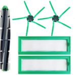 Pabiflo VR200 VR300 Elektrikli Süpürge Yedek Parça Yedek Kiti Ana Silindir Fırçası Sıkma Fırçası ve Hepa Filtre Paketi (Yurt Dışından)