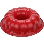 Pabiflo Yuvarlak Yapışmaz Yivli Kek Tavası Teneke Halka Yuvarlak Fırın Tepsisi Donut, Muffin, Kek, Kurabiye, Puding Için Bakeware Kalıp Tavası (Yurt Dışından) - Kırmızı