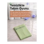 PABRICCA COLLECTIONS. Pabricca Çok Amaçlı Temizlik Bezi – 3 lü Set Kenevir-Mikrofiber -Bambu Temizlik Bezi
