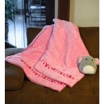 Pabtex Baskılı Tek Kişilik Wellsoft , Peluş Tv Battaniyesi 110X150 cm - 110 x 150 cm - Pembe